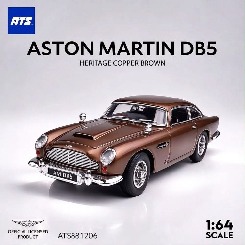ATS Aston Martin DB5 Heritage Copper Brown 1:64 przód