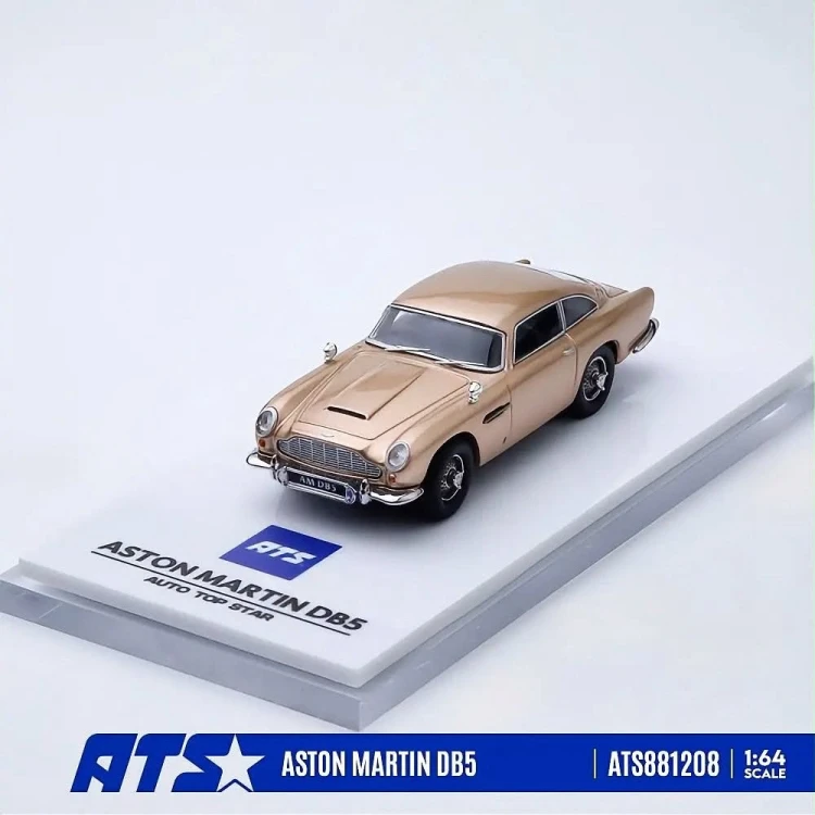 ATS Aston Martin DB5 Sandglow Gold 1:64 przód detal