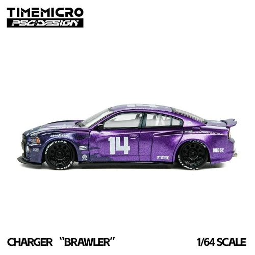 Time Micro x PSC Design Charger Brawler Plum Crazy 1:64 bok