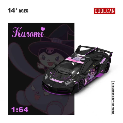 Cool.Car Lamborghini GTEVO Kuromi 1:64 przód detal