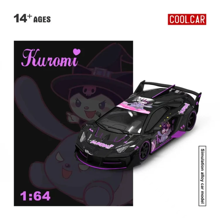 Cool.Car Lamborghini GTEVO Kuromi 1:64 przód detal