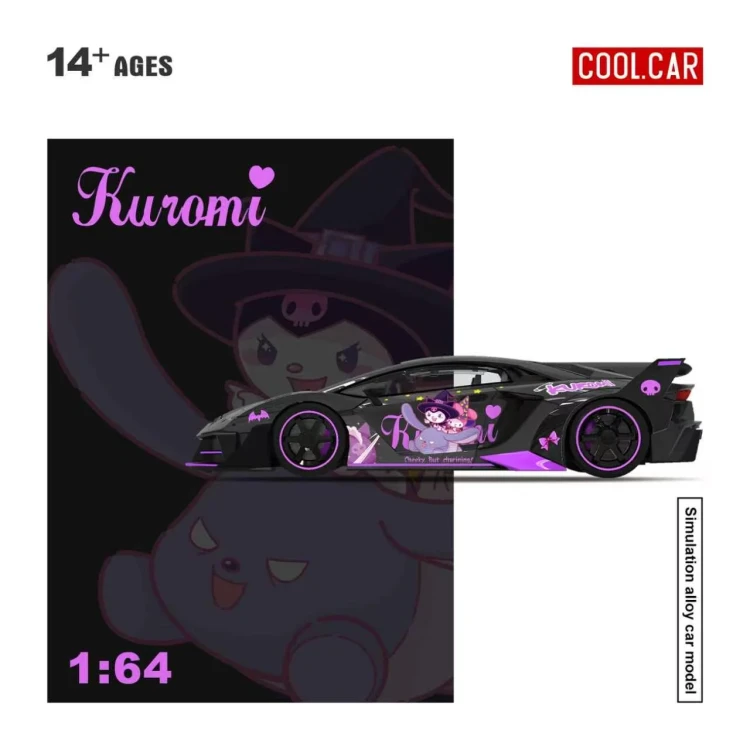 Cool.Car Lamborghini GTEVO Kuromi 1:64 bok
