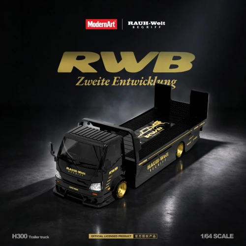 ModernArt H300 TRAILER TRUCK RWB Livery 1:64 przód