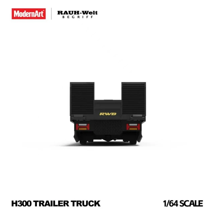 ModernArt H300 TRAILER TRUCK RWB Livery 1:64 back