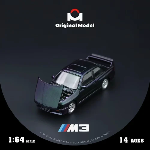 Original Model BMW E30 M3 Chameleon 1:64 przód detale