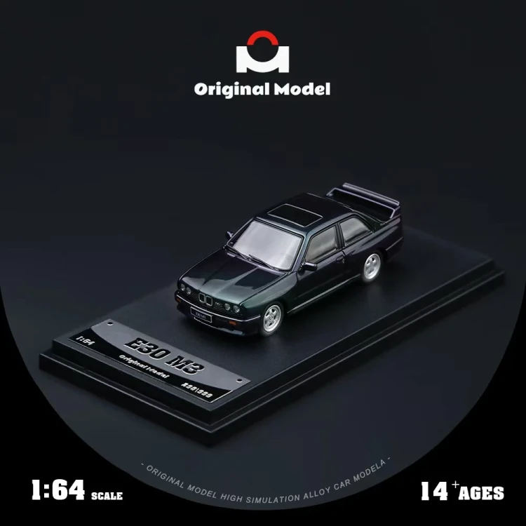 Original Model BMW E30 M3 Chameleon 1:64    przód podstawka