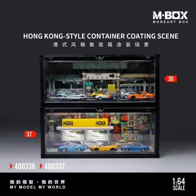 MoreArt HONG KONG-STYLE CONTAINER COATING SCENE 01 1:64 detale