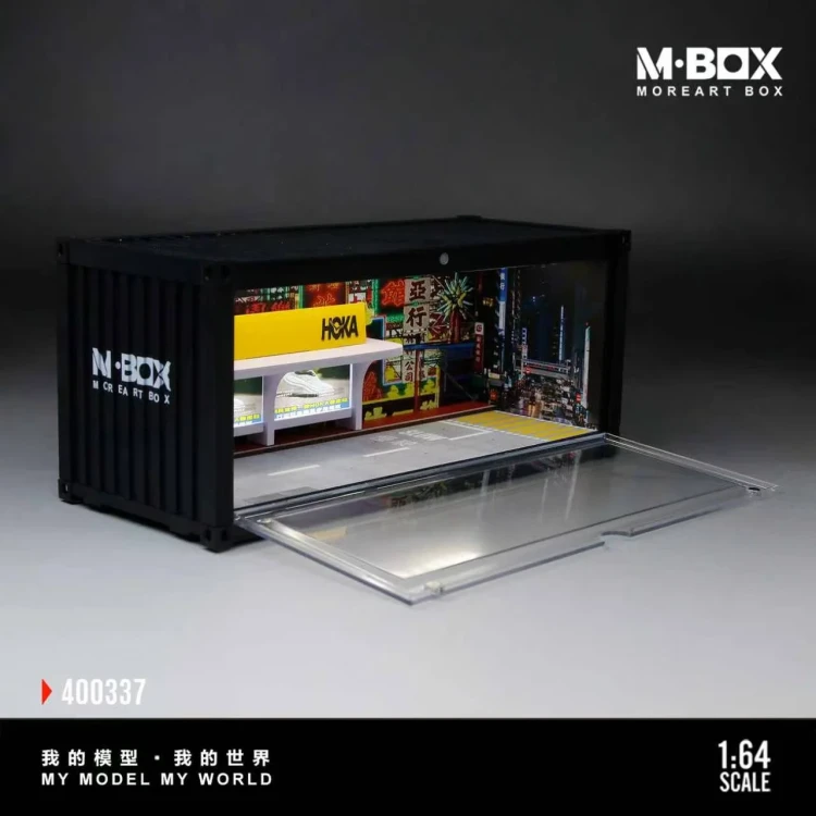MoreArt HONG KONG-STYLE CONTAINER COATING SCENE 02 1:64 bok detal