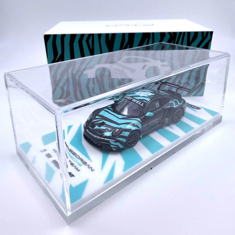 ModernArt Porsche GT3 Cup Black-Blue 22# 1:64 przód