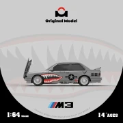 Original Model BMW E30 M3 Shark livery 1:64 bok