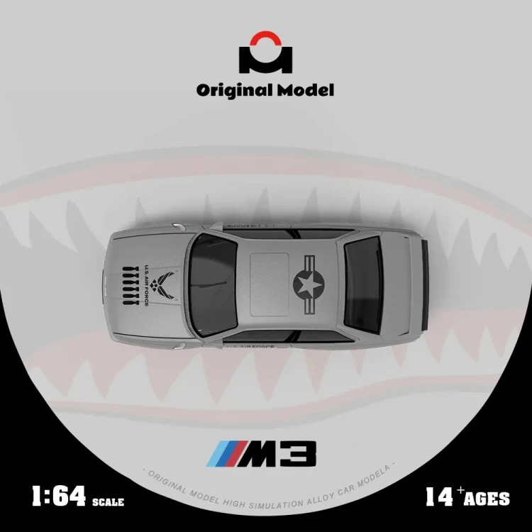 Original Model BMW E30 M3 Shark livery 1:64 góra