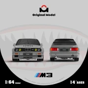 Original Model BMW E30 M3 Shark livery 1:64 przód tył