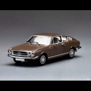 SunStar Audi 100 Coupe S agate brown metallic 1:64 przód