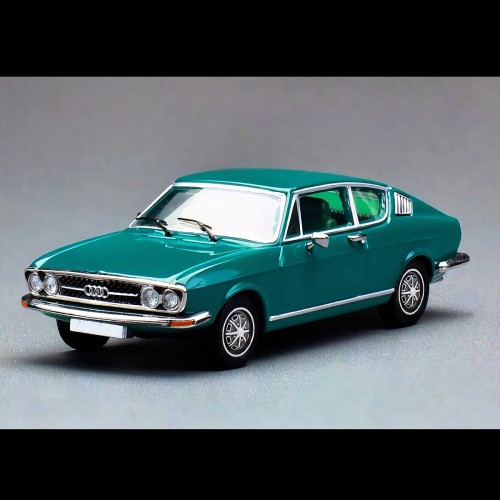 SunStar Audi 100 Coupe S turquoise metallic 1:64 przód