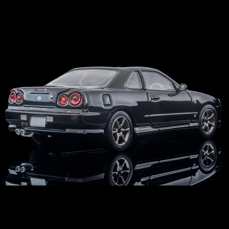 TOMICA LIMITED VINTAGE NEO 2000 Nissan Skyline 25GT Turbo Option Parts Black 1:64 tył detale