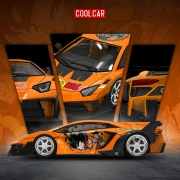 Cool.Car Lamborghini GTEVO Dragon Ball Livery 1:64 przód