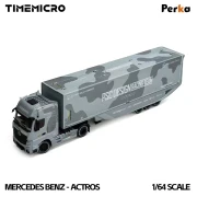 Time Micro Mercedes-Benz: Actros Aero Trailer PSC Fighter Jet Gray 1:64 góra