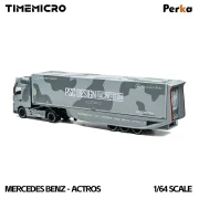 Time Micro Mercedes-Benz: Actros Aero Trailer PSC Fighter Jet Gray 1:64 bok