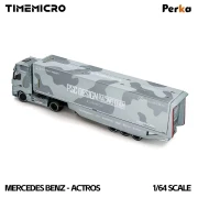 Time Micro Mercedes-Benz: Actros Aero Trailer PSC Fighter Jet Gray 1:64 tył detal