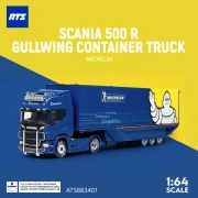 ATS Scania 500 R Gullwing Container Truck Michelin 1:64 przód