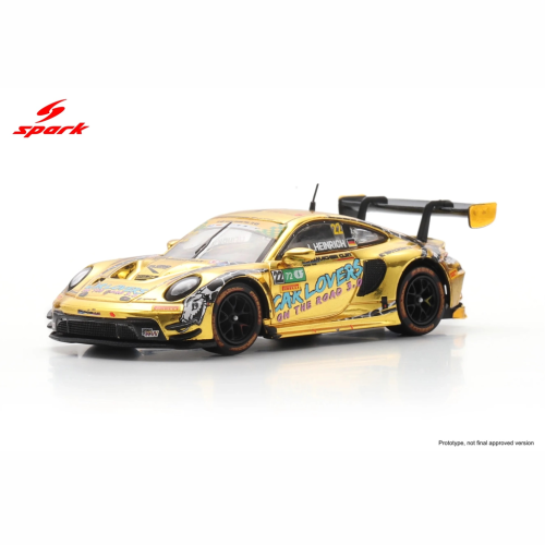 Spark Porsche 911 GT3 R (992) No.22 SCHUMACHER CLRT 3rd Macau GT Cup - FIA GT World Cup 2025 Laurin HEINRICH 1:64 bok