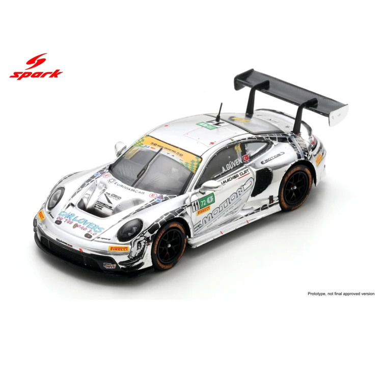 Spark Porsche 911 GT3 R (992) No.11 SCHUMACHER CLRT Macau GT Cup - FIA GT World Cup 2025 Ayhancan GÜVEN 1:64 przód