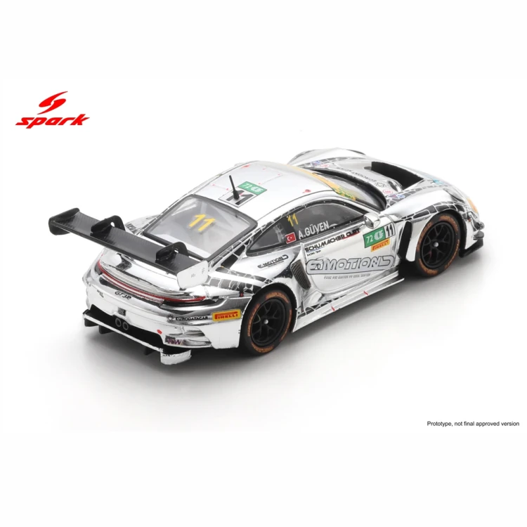 Spark Porsche 911 GT3 R (992) No.11 SCHUMACHER CLRT Macau GT Cup - FIA GT World Cup 2025 Ayhancan GÜVEN 1:64 tył