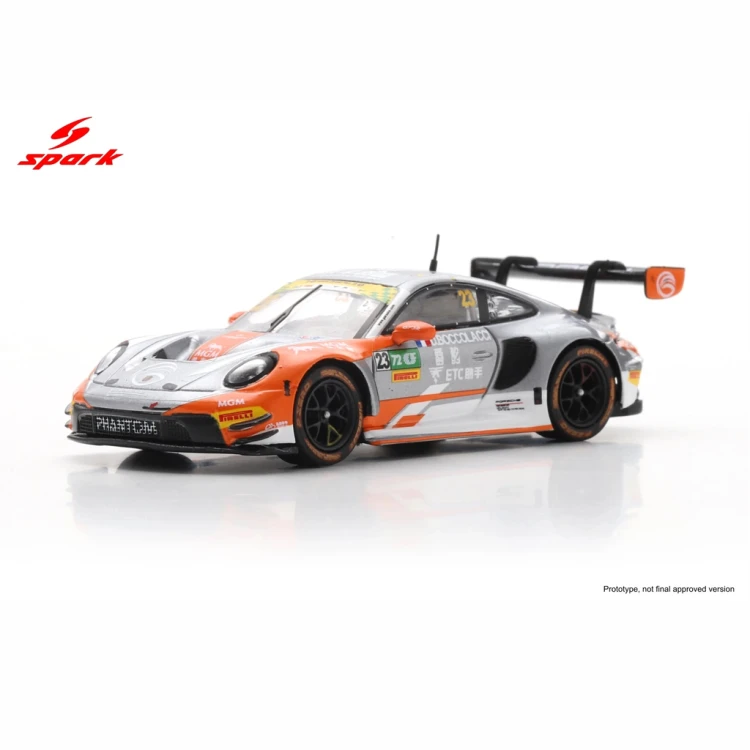 Spark Porsche 911 GT3 R 992 No.23 Phantom Global Racing Macau GT Cup - FIA GT World Cup 2025 1:64 bok