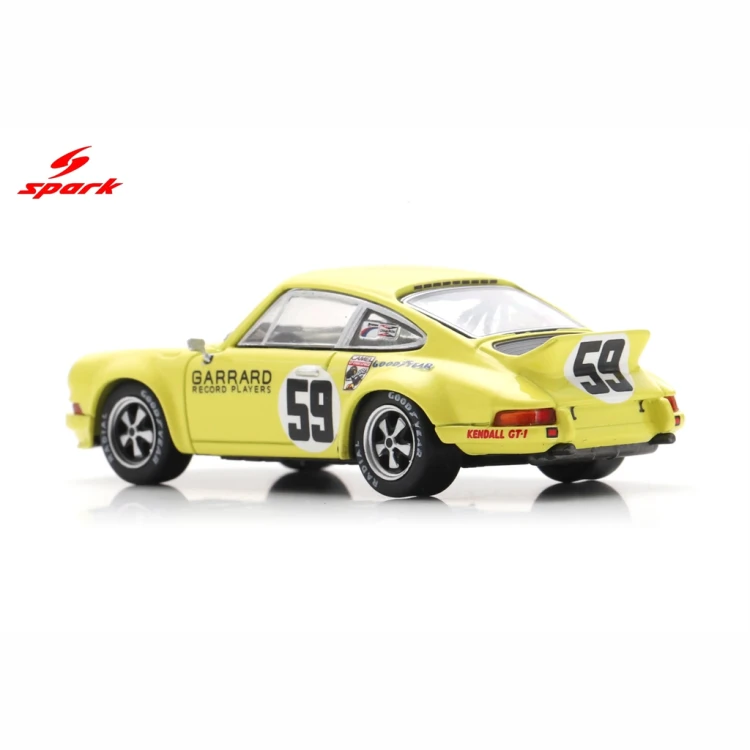 Spark Porsche Carrera RSR No.59 Winner Sebring 12H 1973 1:64 tył detal
