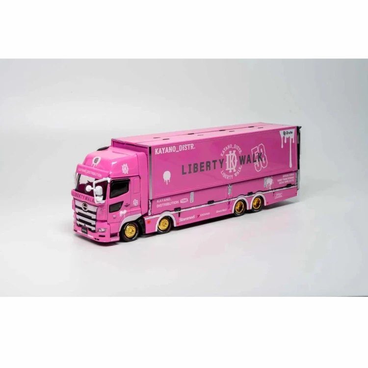GCD LBWK HINO 700 LB PINK KAYANO DIST EDITION 1:64 przód