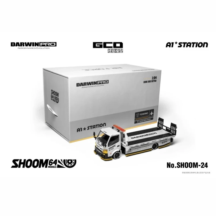 GCD Hino 300 Darwin Pro SHOOM Custom Tow Truck 1:64 przód