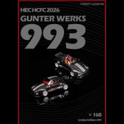 Street Weapon Gunter Werks 993 full carbon Hard Top Exclusive HCFC 2026 499pcs 1:64 przód