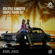 MoreArt Figurki GTA Style Gangster set 1:64 bok
