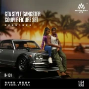 MoreArt Figurki GTA Style Gangster set 1:64 bok detal