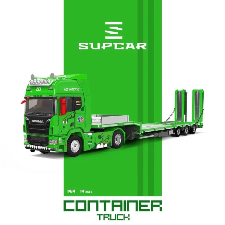 Supcar Rexy Scania Flatbed Transport Truck 1:64 przód
