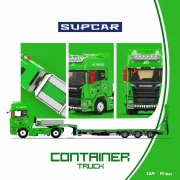 Supcar Rexy Scania Flatbed Transport Truck 1:64 bok detale