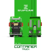 Supcar Rexy Scania Flatbed Transport Truck 1:64 tył