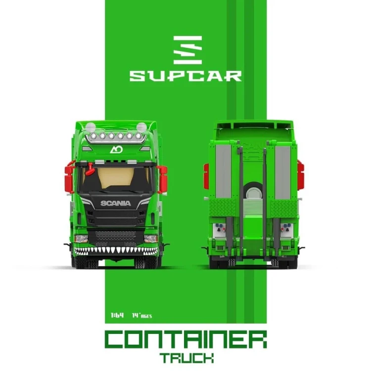 Supcar Rexy Scania Flatbed Transport Truck 1:64 tył