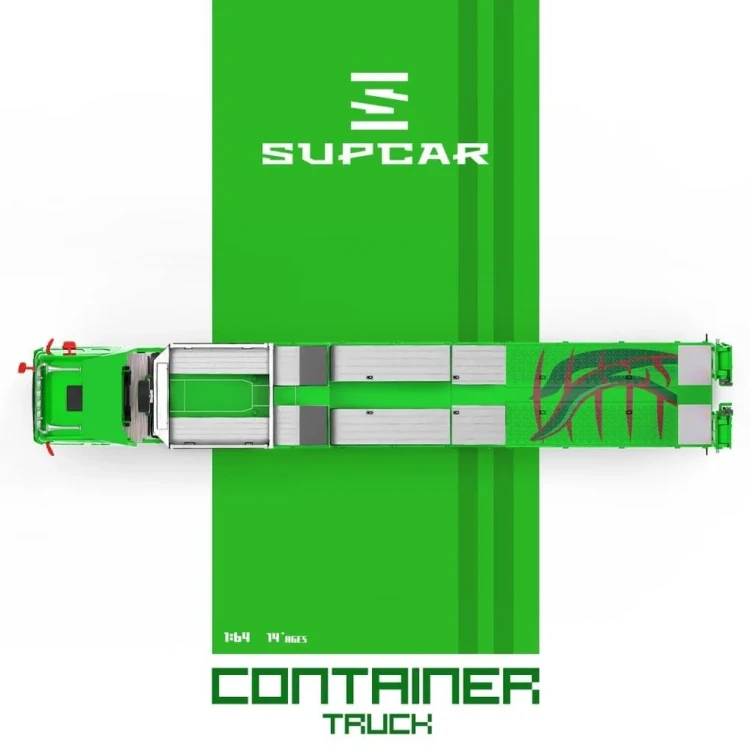 Supcar Rexy Scania Flatbed Transport Truck 1:64 góra