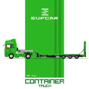 Supcar Rexy Scania Flatbed Transport Truck 1:64 detale