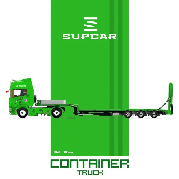 Supcar Rexy Scania Flatbed Transport Truck 1:64 detale
