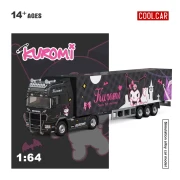 Cool.Car Scania Container Truck Kuromi Livery 1:64 przód
