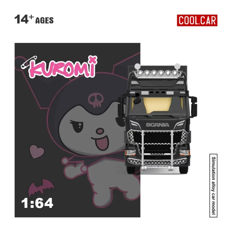 Cool.Car Scania Container Truck Kuromi Livery 1:64 front