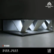 MoreArt Diorama UNDERGROUND PARKING GARAGE SCENE 08 Podświetlana LED 1:64 lewy bok