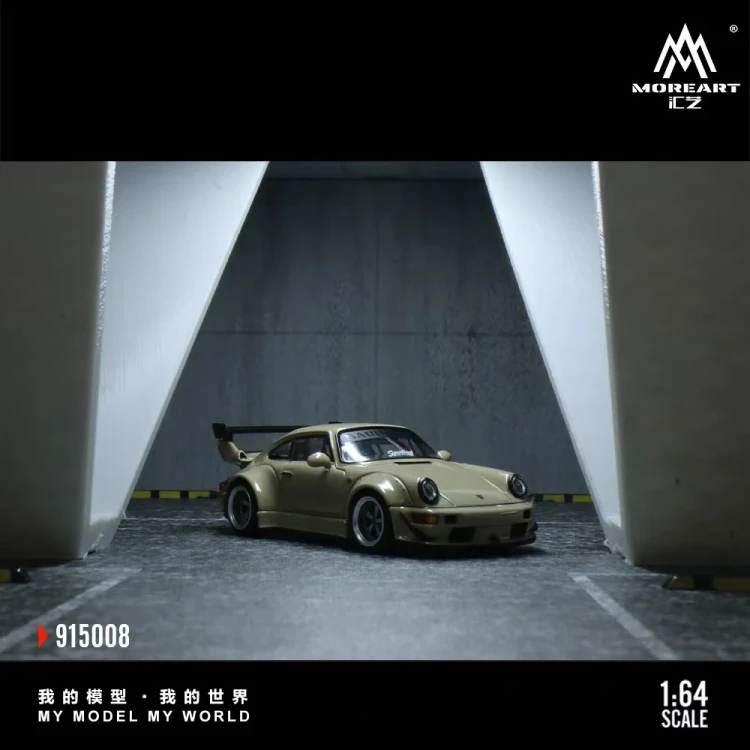 MoreArt Diorama UNDERGROUND PARKING GARAGE SCENE 08 Podświetlana LED 1:64 detal