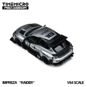 TimeMicro × PSC DESIGN Impreza Raider Silver 1:64 tył detal