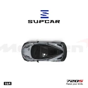 Supcar McLaren 720S Grey Shadow 1:64 góra