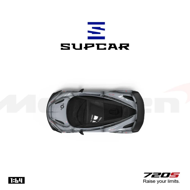 Supcar McLaren 720S Grey Shadow 1:64 góra