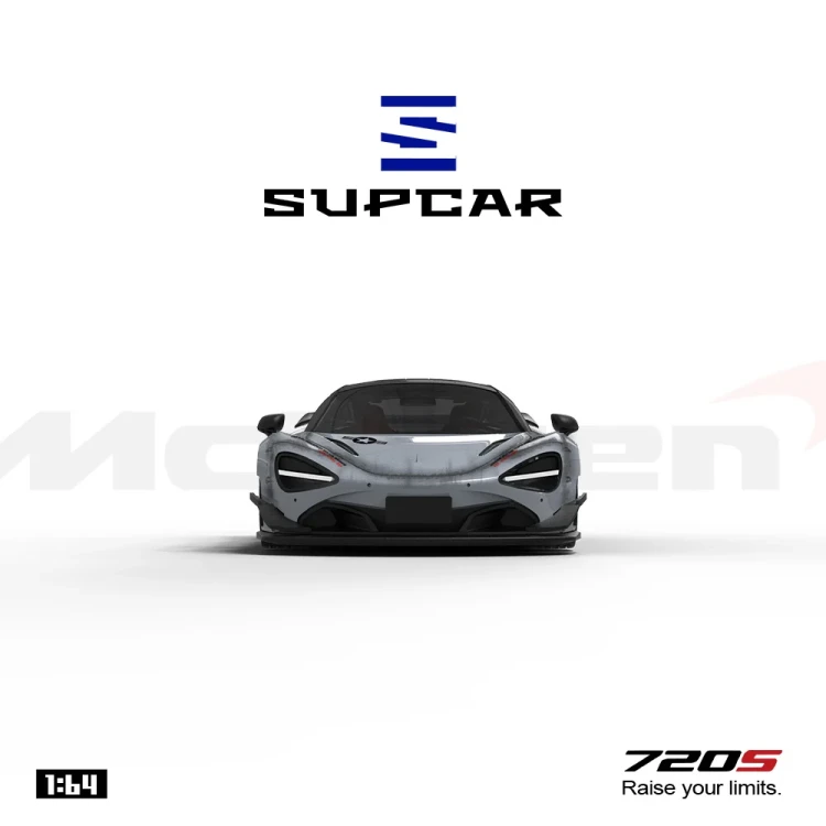 Supcar McLaren 720S Grey Shadow 1:64 front