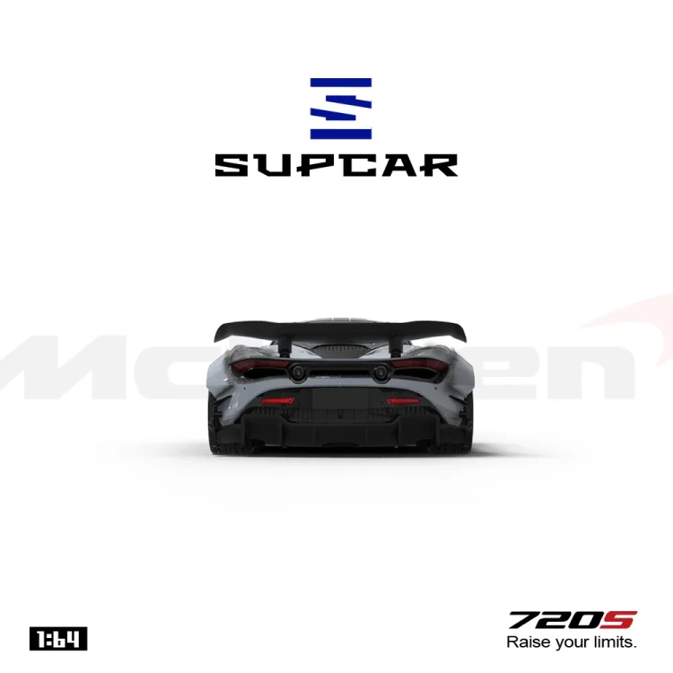 Supcar McLaren 720S Grey Shadow 1:64 tył